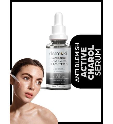 Dermokil Black Anti Blemish Active Charcoal Cilt Serumu 30 ml