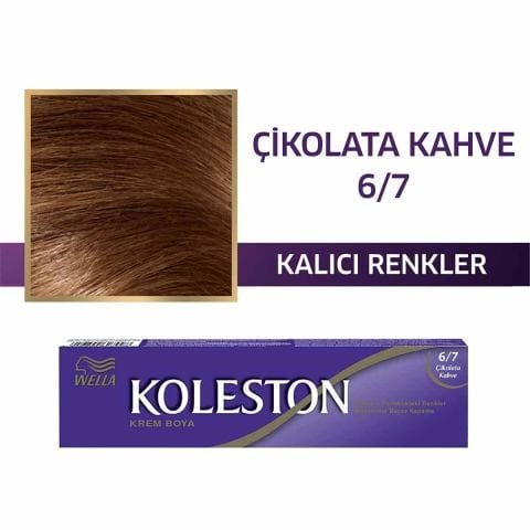 Wella Koleston Tüp Saç Boyası 6/7 Çikolata Kahve