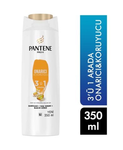 Pantene Onarıcı Ve Koruyucu 3 ü 1 Arada Şampuan Saç Kremi 350ML