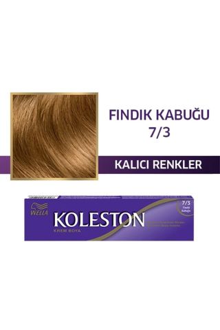 Wella Koleston Tüp Saç Boyası Fındık Kabuğu 7/3