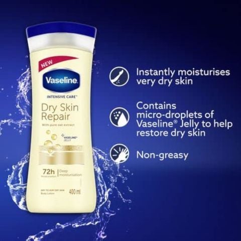 Vaseline Vücut Losyonu Dry Skin Repair 400 ml