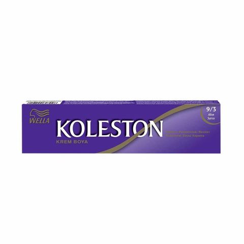 Wella Koleston Tüp Saç Boyası 9/3 Altın Sarısı