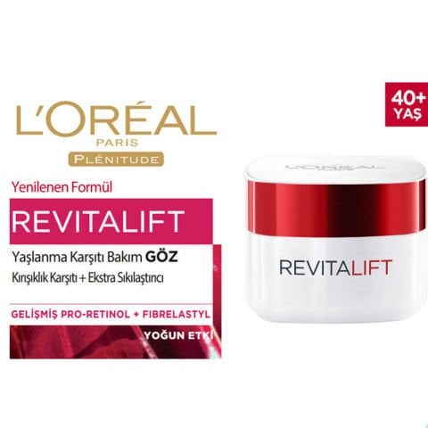 L'Oreal Paris Revitalift Eye Cream Kırışıklık Karşıtı Sıkılaştırıcı Göz Kremi +40 15 ml