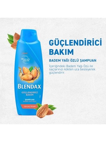 Blendax Badem Yağı Özlü Güçlendirici Bakım Şampuan 500 Ml