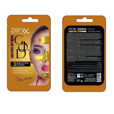 Zenix Kil Maskesi Tek Kullanımlık 15 ml Altın Maske