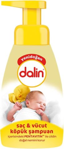 Dalin Yenidoğan Saç & Vücut Köpük Şampuan 200 ml