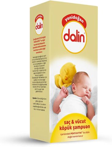 Dalin Yenidoğan Saç & Vücut Köpük Şampuan 200 ml