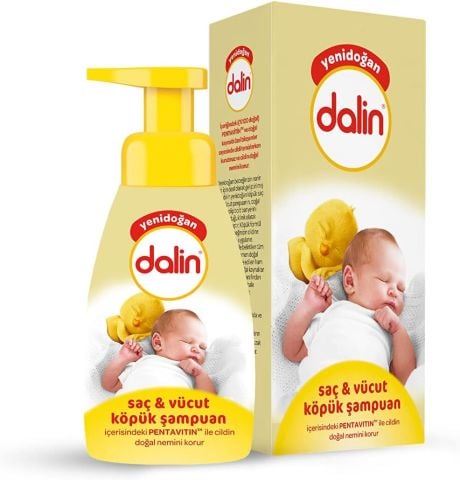 Dalin Yenidoğan Saç & Vücut Köpük Şampuan 200 ml