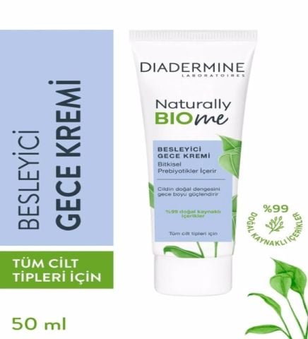 Diadermine Besleyici Naturally Bio-me Gece Kremi 50 ml