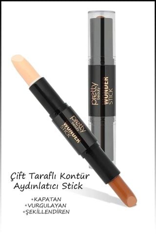 Pretty Beauty Wonder Stick Kontür & Aydınlatıcı Çift Taraflı