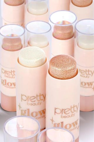 Pretty Beauty Stick Glow Highlighter 02 - Işıltılı Yüz ve Vücut Aydınlatıcı