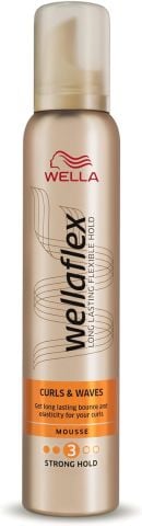 Wella Wellaflex Curls Waves Bukle Belirginleştirici Saç Köpüğü Strong Hold - 200 ml