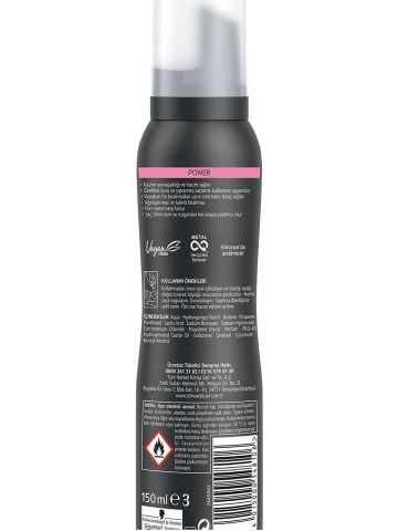 Taft Saç Köpüğü Power No: 5 Kaşmir Yumuşaklığı 150 ml
