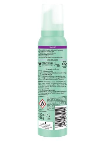 Taft Saç Köpüğü Volume 150 ml