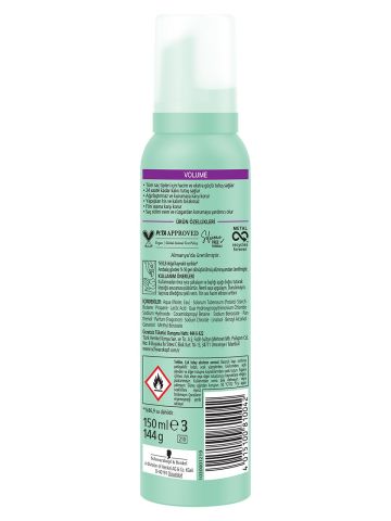 Taft Saç Köpüğü Volume 150 ml