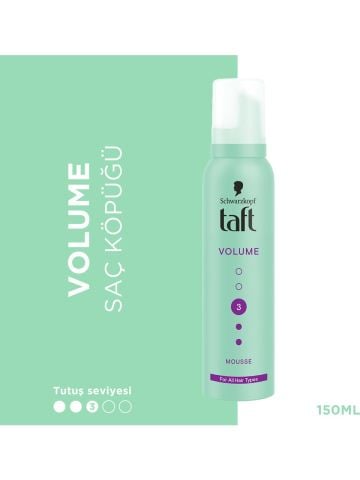 Taft Saç Köpüğü Volume 150 ml