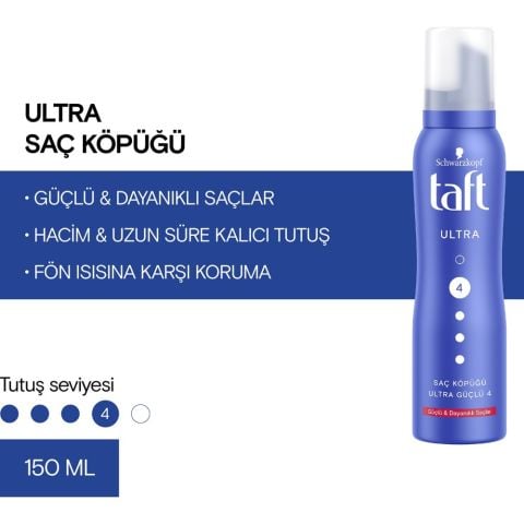 Schwarzkopf Taft Ultra Saç Köpüğü 150 ml