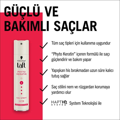 Taft Keratin Ultra Güçlü Köpük 150 ml