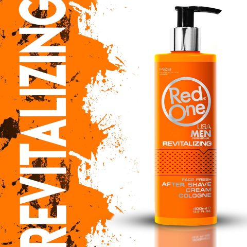 Red One Tıraş Sonrası Krem Kolonya Revitalizing Turuncu 400 ml