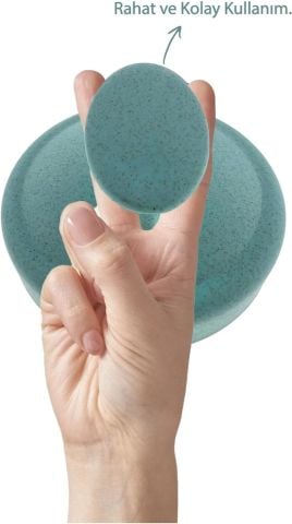 Saç Bakım Fırçası, Saç Derisine Masaj Yapan Şampuan Tarağı, Duş Fırçası Slikon Saç Masaj Tarağı Mavi