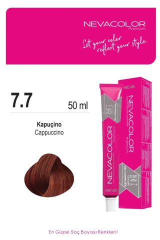 Neva Color Premium Tüp Boya 7.7 Kapuçino