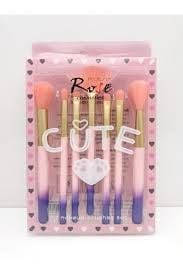 Roesia Rose 7 Li Makyaj Fırçası Seti Cute rp17