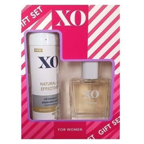 XO Parfüm Seti Minerva Women Kadın 50ML EDT + 150ML
