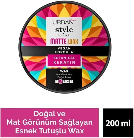 Urban Care Style Guide Islak Görünüm Sağlayan Matte Wax - Güçlü Tutuş
