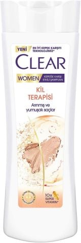 Clear Women Keğeğe Karşı Etkili Kil Terapisti Şampuan 350ml