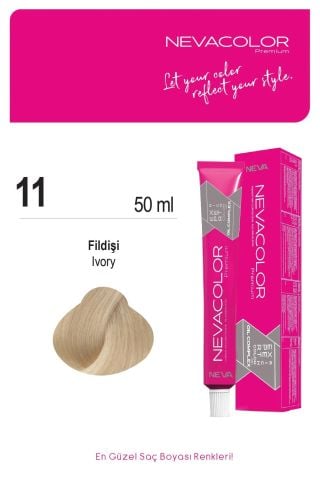 Neva Color Tüp Saç Boyası 11 Fildişi 50 ml