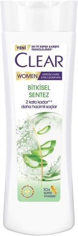 Clear Women Bitkisel Sentez Aloe Vera & Çay Ağacı Kepeğe Karşı Etkili Şampuan 350 ml