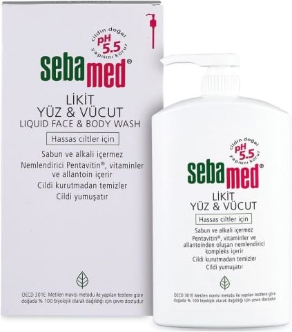 Sebamed Likit Yüz & Vücut Temizleyici 1000 Ml - Hassas Ciltler Için