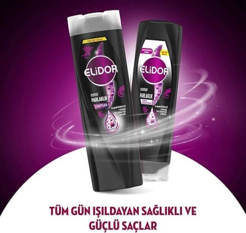 Elidor Superblend Esmer Parlaklık Saç Bakım Şampuanı E Vitamini Chia Tohumu Yağı Melanin 400 ml