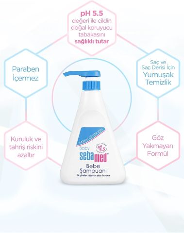 Sebamed Bebek Şampuanı Ekonomik Boy 500ml
