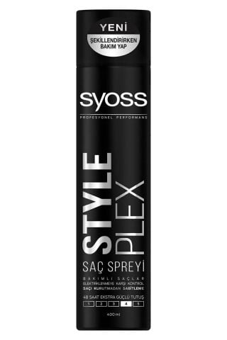 Syoss Style Plex Ultra Güçlü Saç Spreyi 400 ml