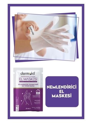 Dermokil Kil & Kenevir Yağlı El Maskesi Peeling Etkili 35 Ml