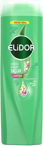 Elidor Superblend Sağlıklı Uzayan Saçlar Saç Bakım Şampuanı Biotin Argan Yağı Arjinin 400 ml