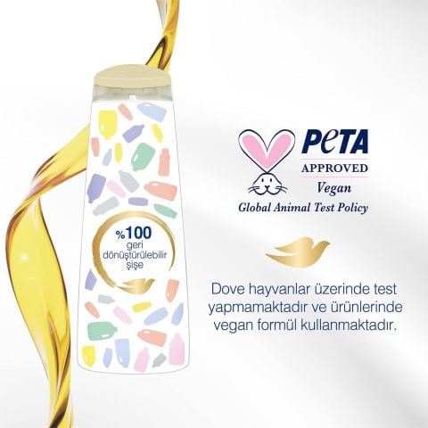 Dove Ultra Care Onarıcı Saç Bakım Şampuanı Argan Yağı 400 ml