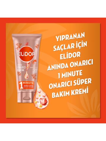 Elidor 1 Minute Anında Onarıcı Bakım Süper Bakım Kremi 170 Ml