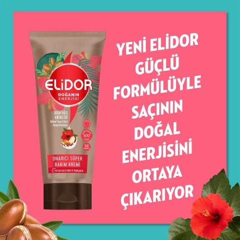 Elidor Argan Yağı & Hibiscus Saç Kremi 170 Ml