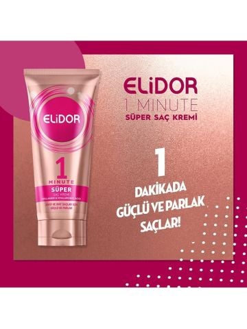Elidor Saç Kremi Güçlü ve Parlak 1M 170 ml