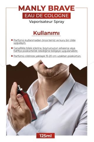 MORFOSE MANLY BRAVE EDC 125ML ERKEK PARFÜMÜ