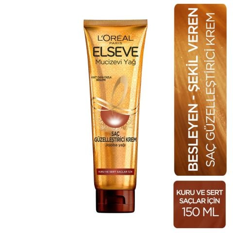 L'oréal Paris Mucizevi Yağ Saç Güzelleştirici Krem 150 ml - Kuru Ve Sert Saçlar