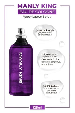 MORFOSE MANLY KİNG EDC 125ML ERKEK PARFÜMÜ