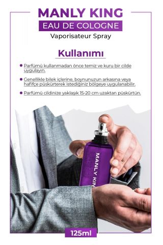 MORFOSE MANLY KİNG EDC 125ML ERKEK PARFÜMÜ