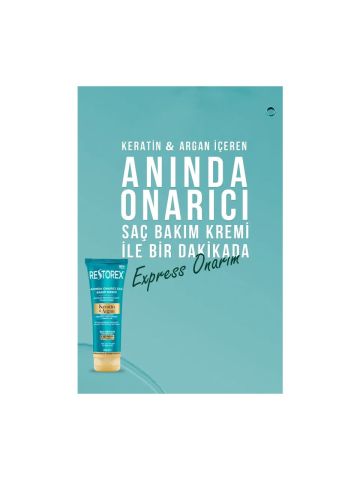 Restorex Keratin & Argan Anında Onarıcı Saç Bakım Kremi 250 ml