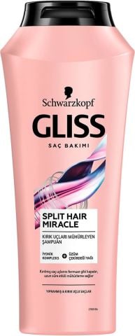 Gliss Split Hair Miracle Kırık Uçları Mühürleyen Şampuan - İyonik Kompleks ve Üzüm Çekirdeği Yağı ile 500 ml