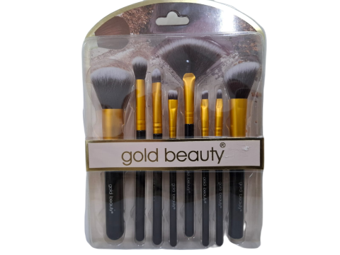 Gold Beauty 8'Li Makyaj Fırçası Seti Ep-494