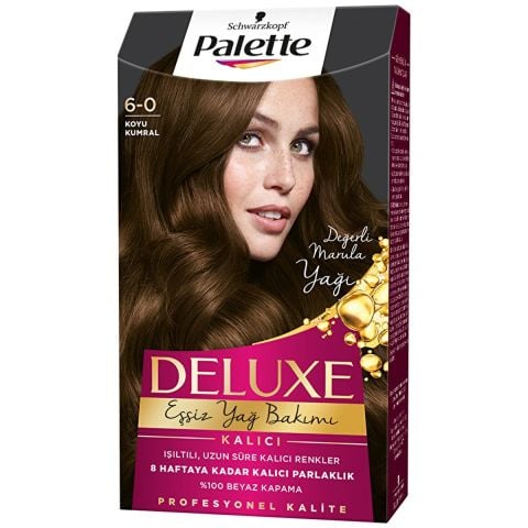 Palette Deluxe 6-0 Koyu Kumral Saç Boyası