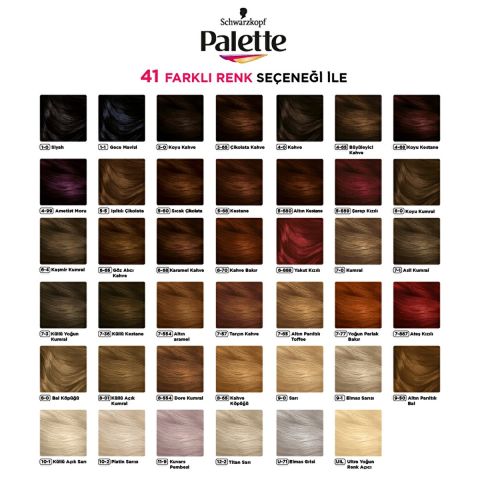 Palette Deluxe Kumral 7.0 Saç Boyası